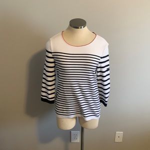 NWT SAINT JAMES SCOOP NECK COTTON TOP